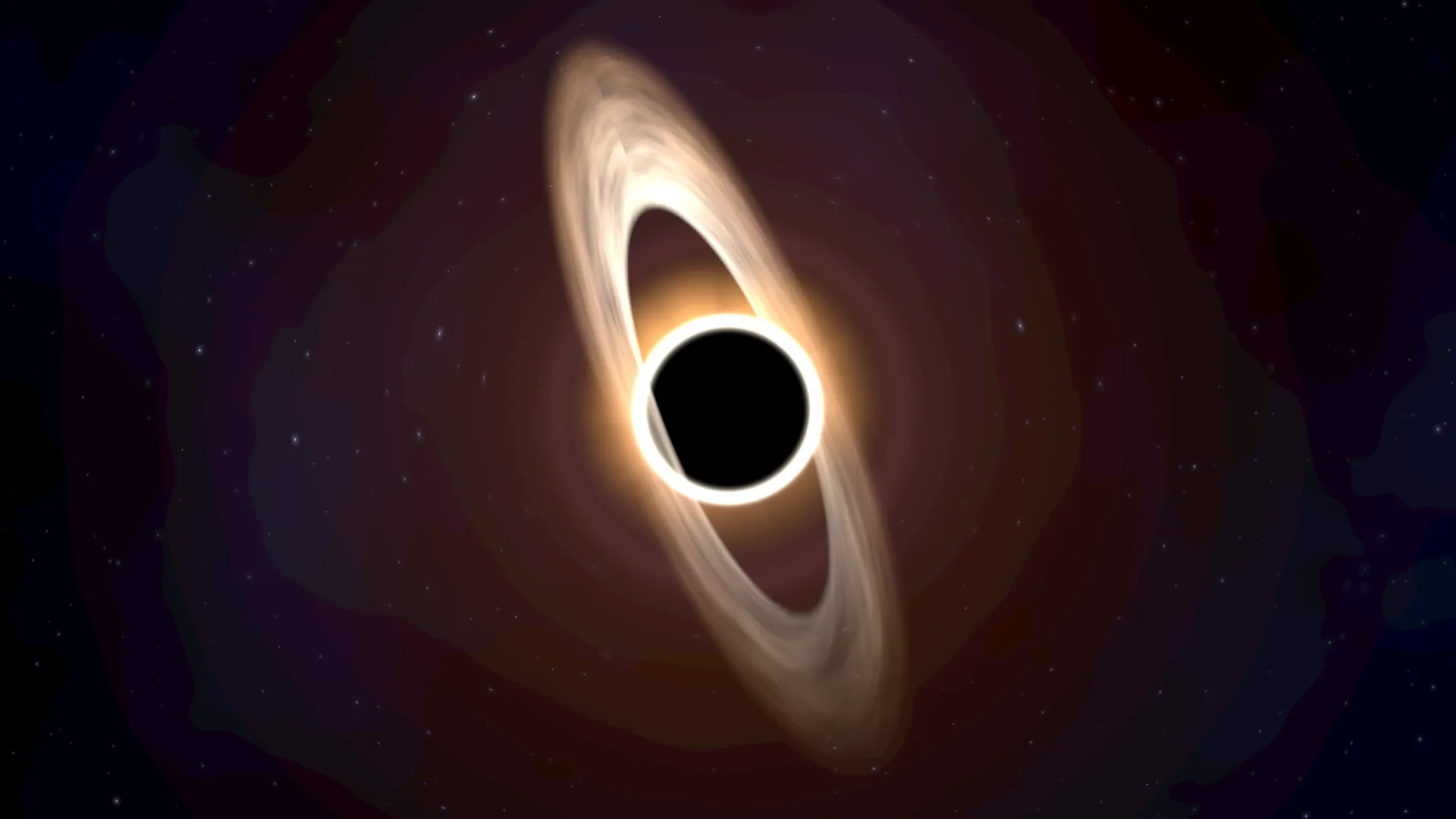 A black hole with a bright accretion disk